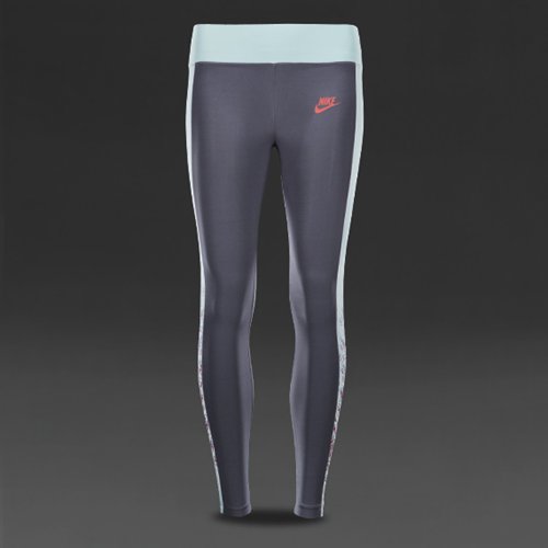 Nike Sportswear Seasonal Allover Print Tights Cool Grey / Artisan Teal for Girls